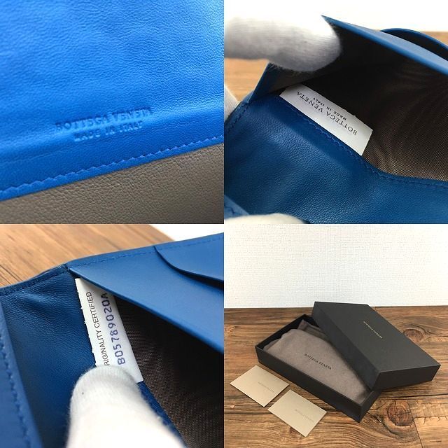 未使用品 BOTTEGAVENETA 長財布 グレー 箱付き 454 - 長財布