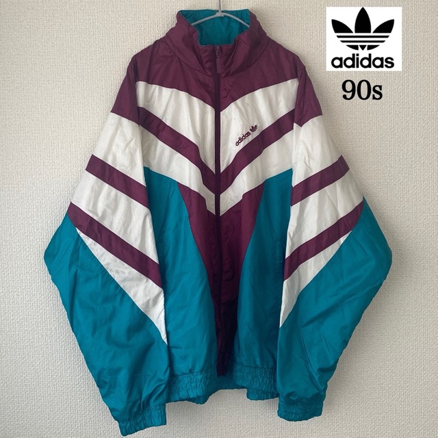 adidas ボーダー ナイロンジャケット 40周年 Ltd medium