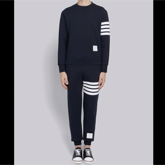 2回着用 THOM BROWNE トムブラウン 4BAR スウェットパンツ 2 【好評に