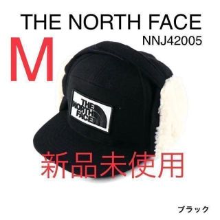 ザノースフェイス(THE NORTH FACE)の【新品未使用】THE NORTH FACE 黒 ウィンタートラッカーキャップ(帽子)