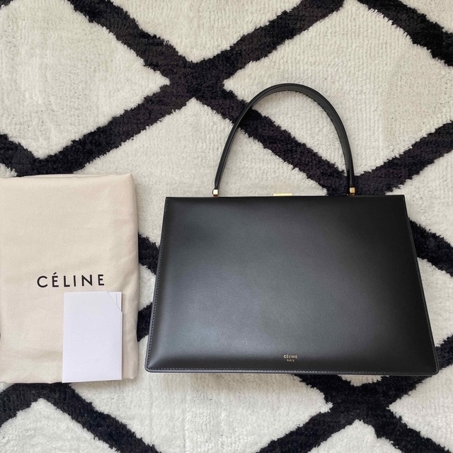 GW大幅値下げ CELINE セリーヌ ラゲージミニショッパーレザーハンドバッグ