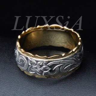ハワイアンジュエリー リング 指輪 レディース メンズ ステンレス製 プルメリア(リング(指輪))