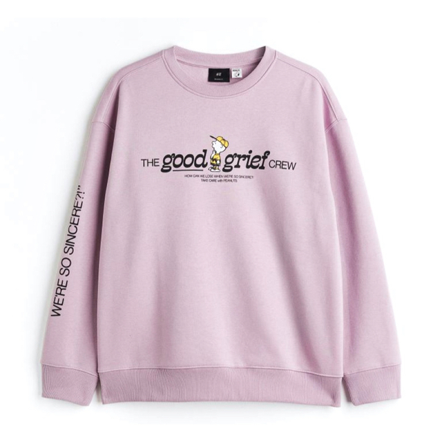 H&M(エイチアンドエム)の新品 H&M × SNOOPY チャーリーブラウン スウェット ディズニー L メンズのトップス(スウェット)の商品写真