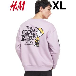 エイチアンドエム(H&M)の新品 H&M × SNOOPY チャーリーブラウン スウェット ディズニー XL(スウェット)