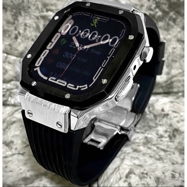 カバー31★アップルウォッチバンド ラバーベルト ケース　Apple Watch メンズの時計(ラバーベルト)の商品写真