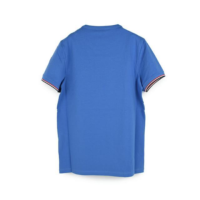 MONCLER(モンクレール)のMONCLER モンクレール 半袖Tシャツ メンズ イタリア正規品 8C71600 87296 772  新品 ブルー Mサイズ メンズのトップス(Tシャツ/カットソー(半袖/袖なし))の商品写真