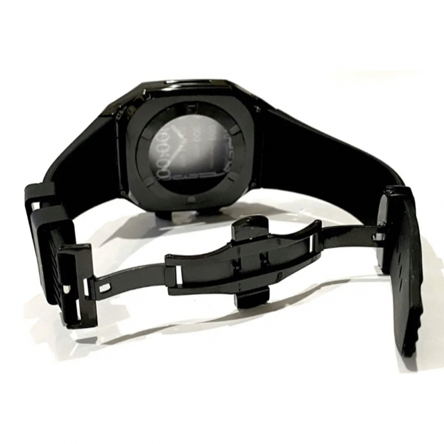 ケースpp★アップルウォッチバンド ラバーベルト カバー　Apple Watch メンズの時計(ラバーベルト)の商品写真