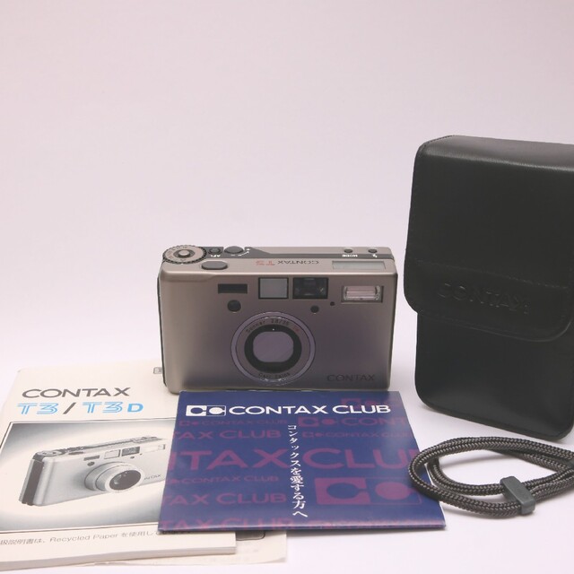 超美品 CONTAX コンタックス T3 前期型 シングルティース