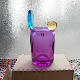 イッタラ(iittala)のイッタラ SCOPE 別注 Pampula Vase 90mm アメジスト(ガラス)