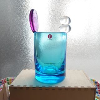 イッタラ(iittala)のイッタラ SCOPE 別注 Pampula Vase 90mm スカイブルー(ガラス)