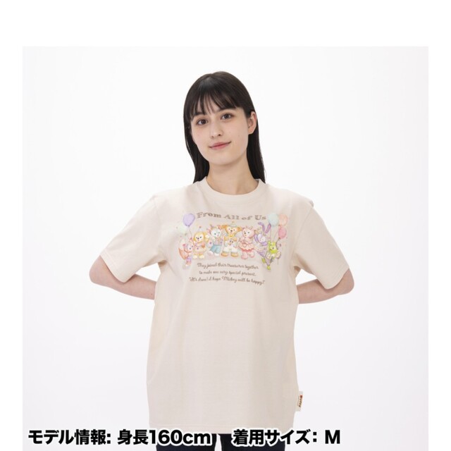 即日発送 ダッフィー&フレンド  フロムオールオブアス  Tシャツ  M サイズ 3