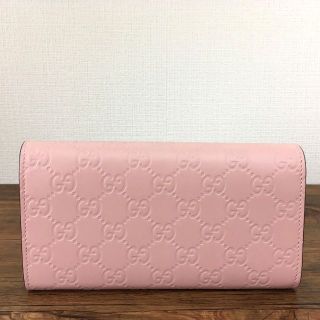 Gucci - 極美品 GUCCI 長財布 548055 キャット ピンク 490の通販 by