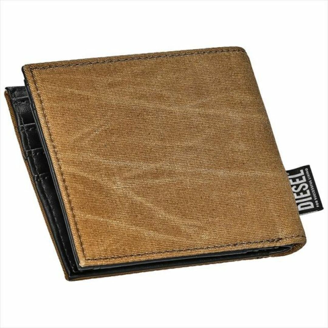 DIESEL(ディーゼル)のディーゼル DIESEL 二つ折財布 X08290-PR422 LIGHT BROWN メンズのファッション小物(折り財布)の商品写真