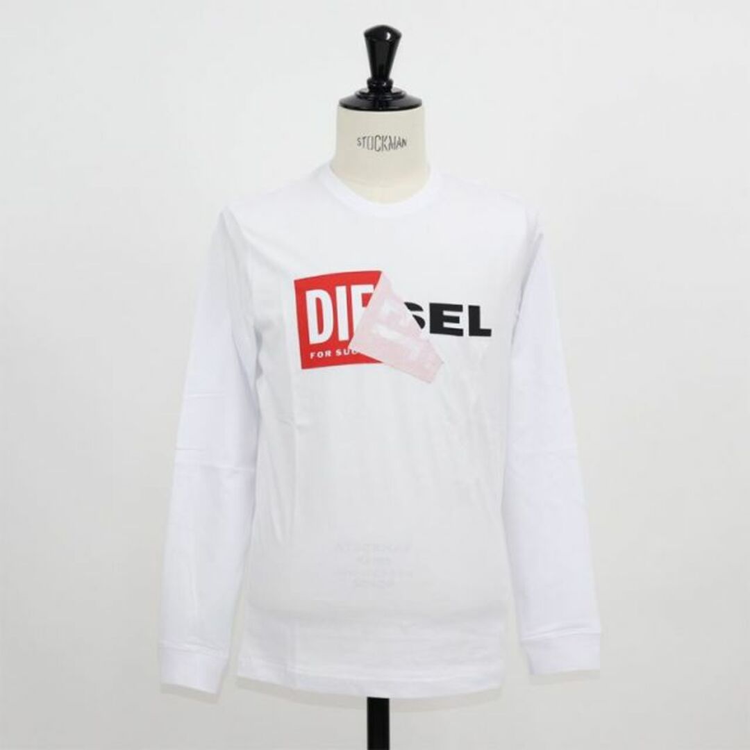 ディーゼル DIESEL 長袖Tシャツ ホワイト XL