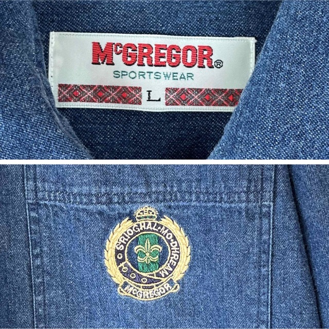 McGREGOR(マックレガー)のマクレガースポーツウェア McGREGOR SPORTSWEA  デニムシャツ メンズのトップス(シャツ)の商品写真