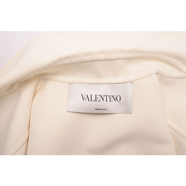 [USED/]Valentino ヴァレンチノ ジャケット V金具ジャケット 36 ホワイト  ai-tdc-000593-4e