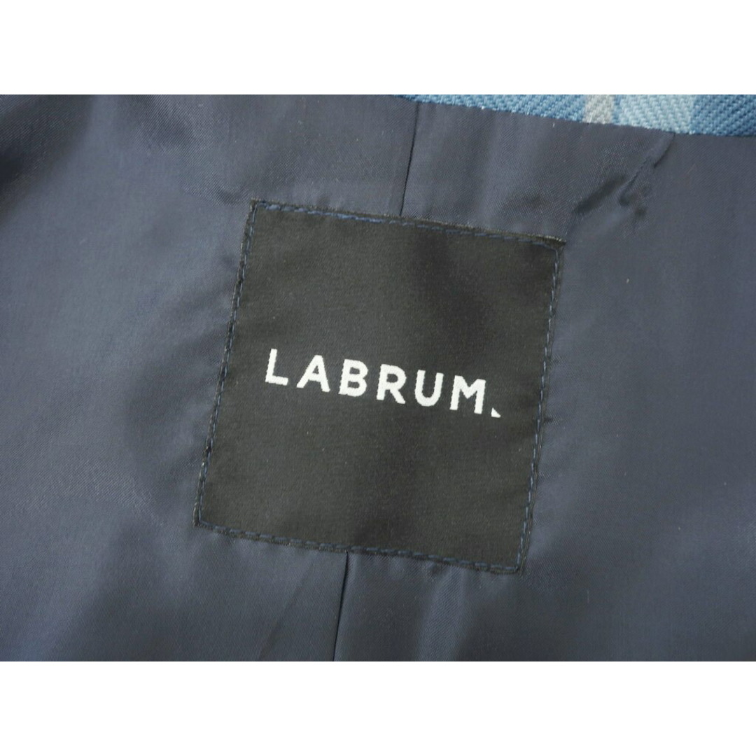 【新品】ラブラム ロンドン LABRUM LONDON 2021年春夏 コットン シャツジャケット セットアップ スーツ オリーブ【サイズM/M位】【メンズ】