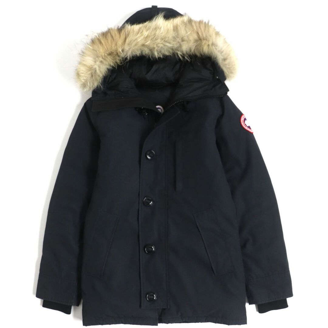 良品▼カナダグース 3426MA CHATEAU PARKA FF ファー・フード付き WZIP シャトゥパーカー/ダウンジャケット 紺 XS メンズ カナダ製 正規品　p11-st30328-203