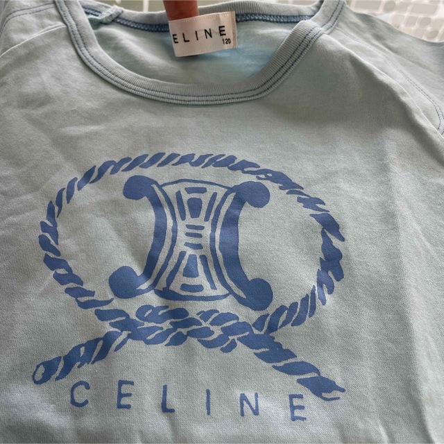 celine(セリーヌ)のセリーヌ　120 キッズ　ティシャツ　水色 キッズ/ベビー/マタニティのキッズ服男の子用(90cm~)(Tシャツ/カットソー)の商品写真