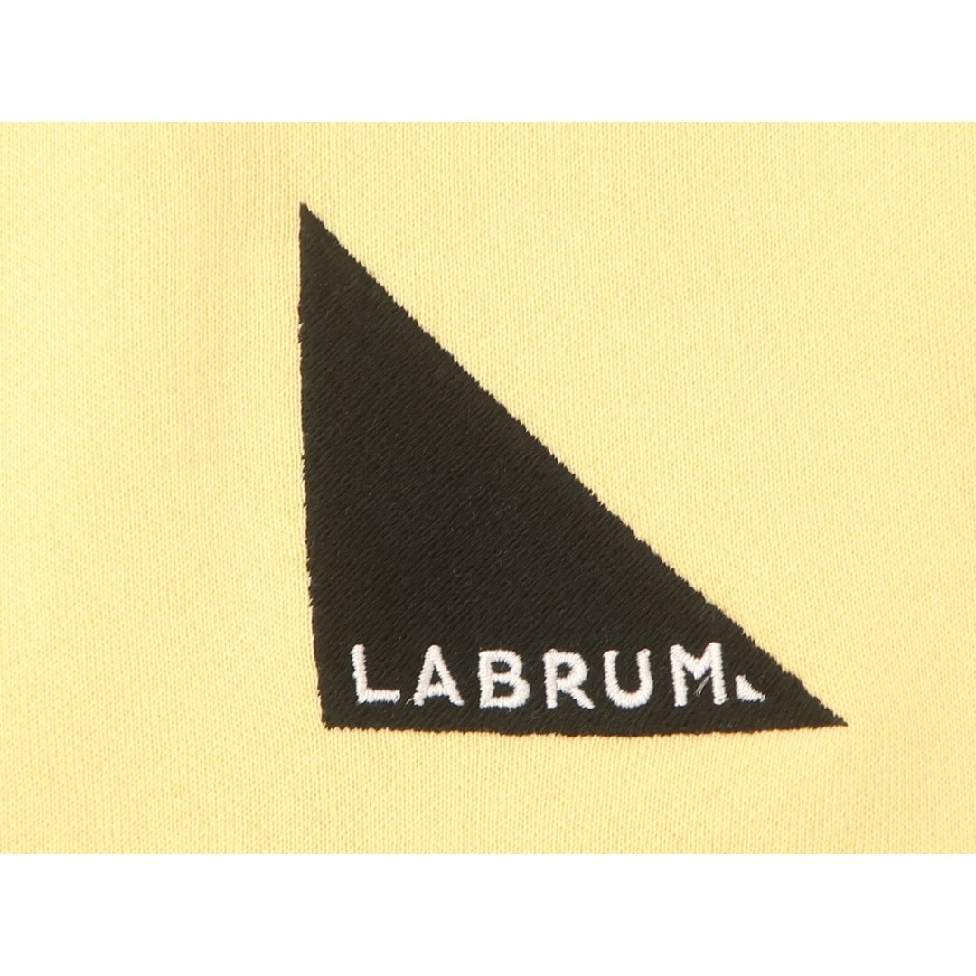【新品】ラブラム ロンドン LABRUM LONDON 2021AW 裏起毛 スウェットシャツ イエロー【サイズM】【メンズ】 8