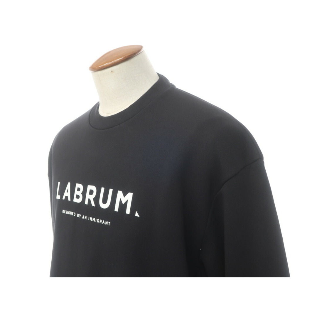 【新品】ラブラム ロンドン LABRUM LONDON 2021AW 裏起毛 スウェットシャツ コーラルピンク【サイズM】【メンズ】