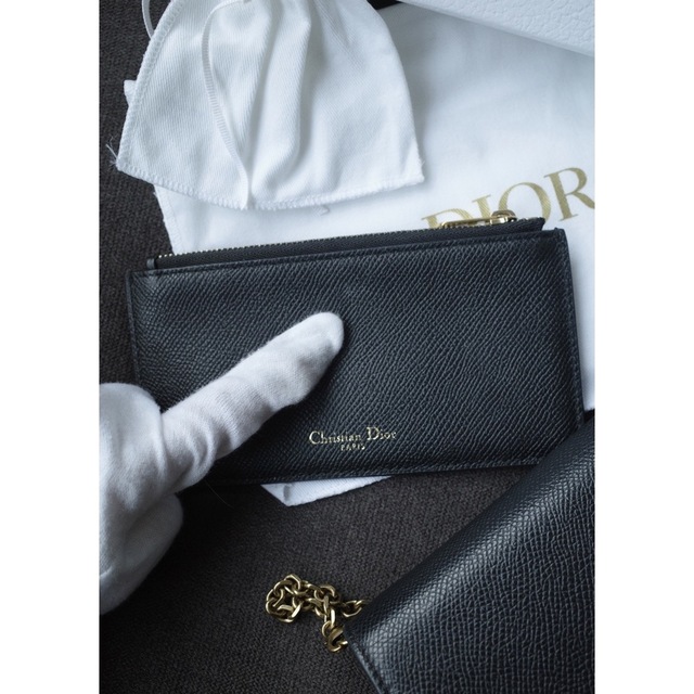 値下げ【 Dior 】ディオール 長財布 ロングウォレット ショルダーチェーン