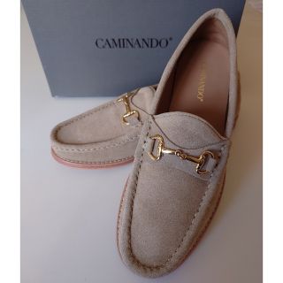 CAMINANDOカミナンドSuede Leather Bit Loafers