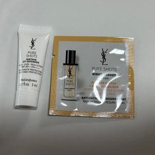 イヴサンローランボーテ(Yves Saint Laurent Beaute)の日焼け止め⭐︎イヴ・サンローラン　ピュアショット　下地＆美容液　サンプルセット(美容液)