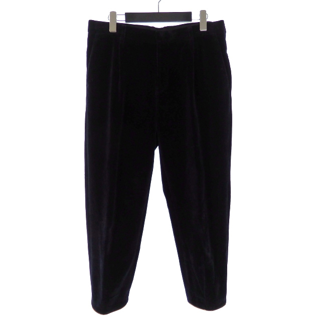 カラー kolor 16AW ベルベット クロップドパンツ スラックス 2 驚きの