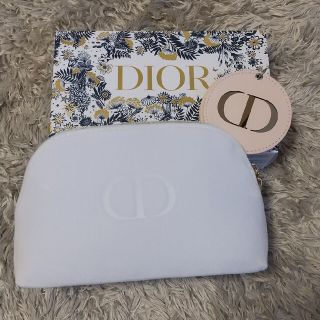 ディオール(Dior)のれん様専用です未使用品　ディオール　ふわふわポーチ　ミラー(ノベルティグッズ)