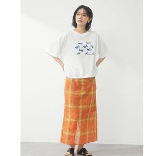 グリーンパークス(green parks)の新品未使用　グリーンパークス　ＫｉｒｉロゴＴシャツ　オフホワイト　フリーサイズ(Tシャツ(半袖/袖なし))