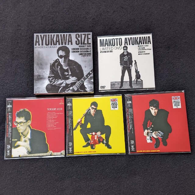 CD鮎川誠　アルバム　AYUKAWA SIZE　ザ・ロケッツ　BOX　DVD シーナ