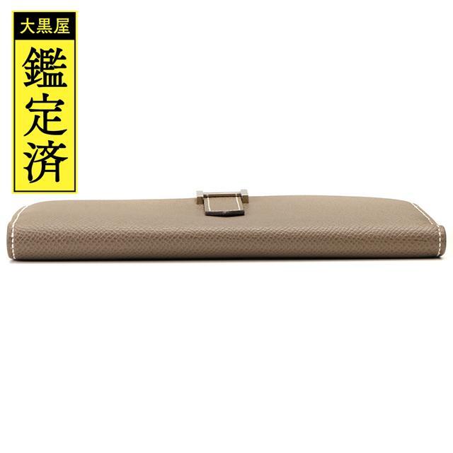 エルメス ベアンスフレ エトゥープ シルバー金具 A刻印【433