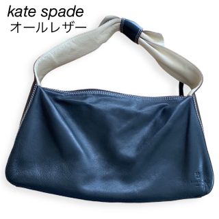 ケイトスペードニューヨーク(kate spade new york)のKatespade オールレザーバッグ　ブラック　ハンドバッグ(ハンドバッグ)