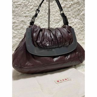 マルニ　MARNI ワンショルダーバッグ　がま口　パーティバッグ　レトロ