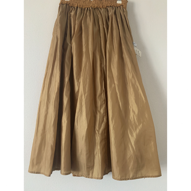 SLOBE IENA(スローブイエナ)のSLOBE IENAスローブイエナ　ギャザーフレアロングスカート レディースのスカート(ロングスカート)の商品写真