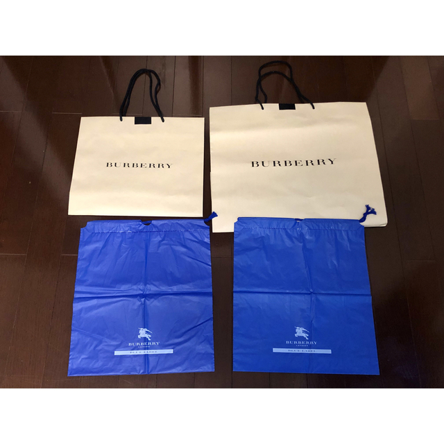 BURBERRY(バーバリー)のBURBERRY 紙袋 ショップ袋 ショッパー ビニール袋 バーバリー 手提げ袋 レディースのバッグ(ショップ袋)の商品写真