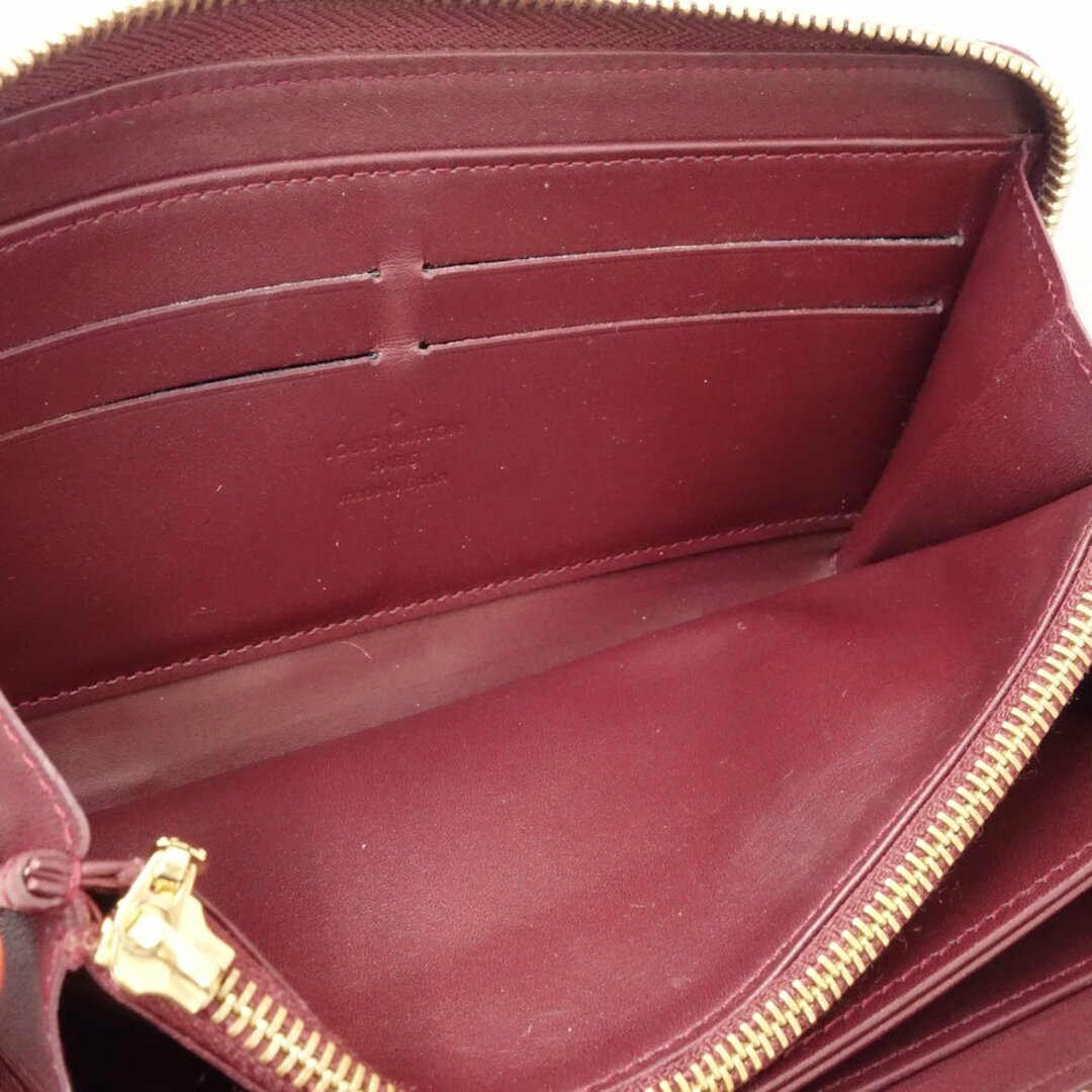ルイ・ヴィトン・ヴェルニ LOUIS VUITTON ジッピーウォレット M91447 長財布 レオパード ルージュフォーヴィスト / 083344【中古】 ルイ・ヴィトン・ヴェルニ LOUIS VUITTON ジッピーウォレット M91447 長財布 レオパード ルージュフォーヴィスト / 083344