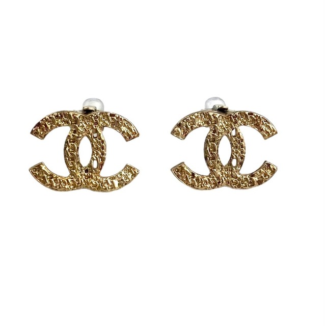 CHANEL - [USED/中古]CHANEL シャネル ピアス ココマーク ロープ