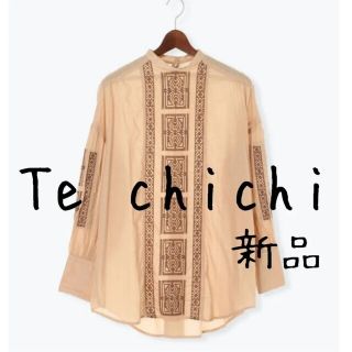 テチチ(Techichi)の新品 Te chichi テチチ インド綿クロスステッチブラウス 長袖(シャツ/ブラウス(長袖/七分))