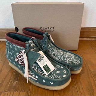 クラークス(Clarks)の[未使用] CLARKS WALLABEE ワラビー 希少　限定　ペイズリー❗️(ブーツ)