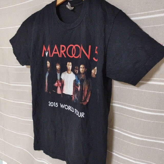 American Apparel(アメリカンアパレル)のMAROON5 マルーン5 ワールドツアー2015限定Tシャツ バンドtシャツ メンズのトップス(Tシャツ/カットソー(半袖/袖なし))の商品写真