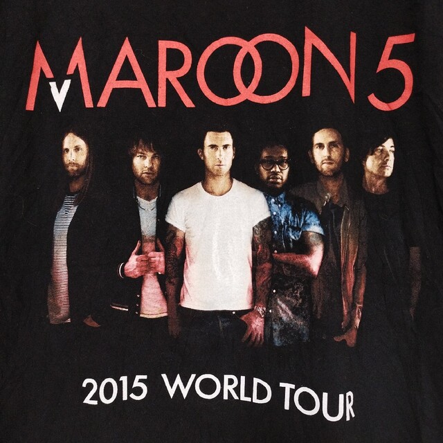 American Apparel(アメリカンアパレル)のMAROON5 マルーン5 ワールドツアー2015限定Tシャツ バンドtシャツ メンズのトップス(Tシャツ/カットソー(半袖/袖なし))の商品写真