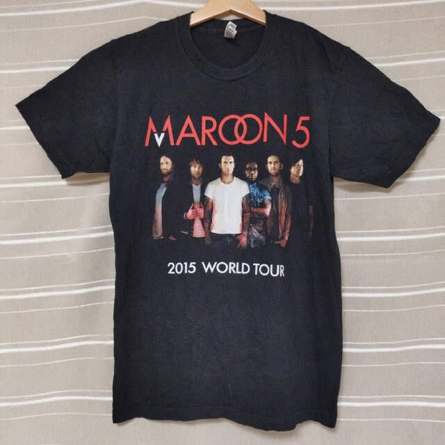 American Apparel(アメリカンアパレル)のMAROON5 マルーン5 ワールドツアー2015限定Tシャツ バンドtシャツ メンズのトップス(Tシャツ/カットソー(半袖/袖なし))の商品写真