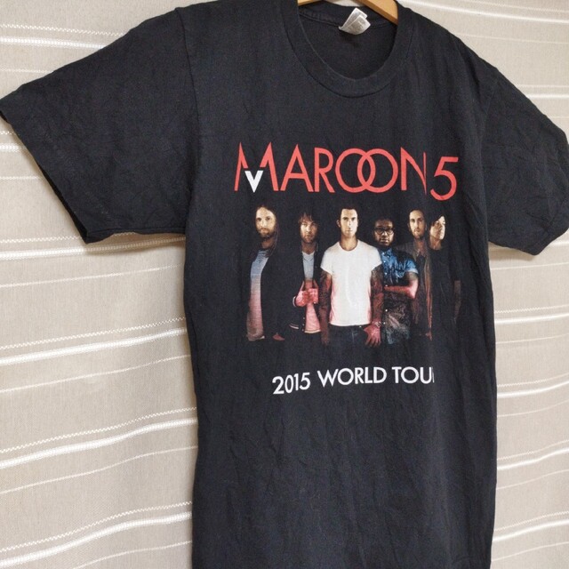 American Apparel(アメリカンアパレル)のMAROON5 マルーン5 ワールドツアー2015限定Tシャツ バンドtシャツ メンズのトップス(Tシャツ/カットソー(半袖/袖なし))の商品写真