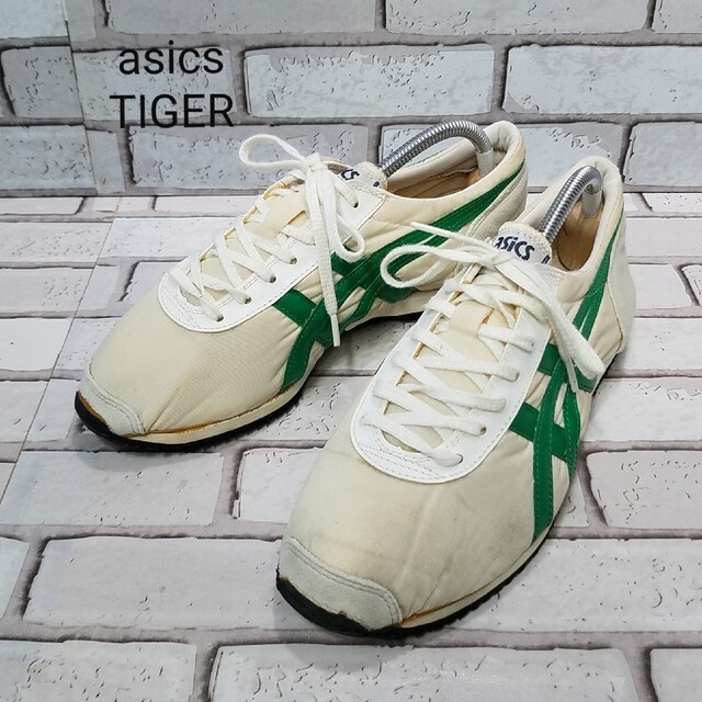 【asics】アシックス　タイガー　レトロ　スニーカー　80s | フリマアプリ ラクマ