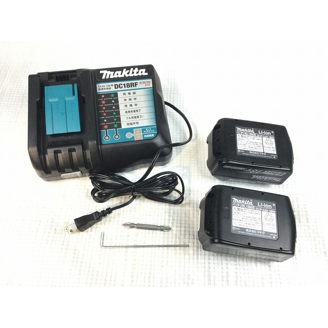 ☆美品 最新型☆makita マキタ 18V 充電式インパクトドライバ TD173DRGX バッテリー2個(18V 6.0Ah) 充電器 ケース付 69376