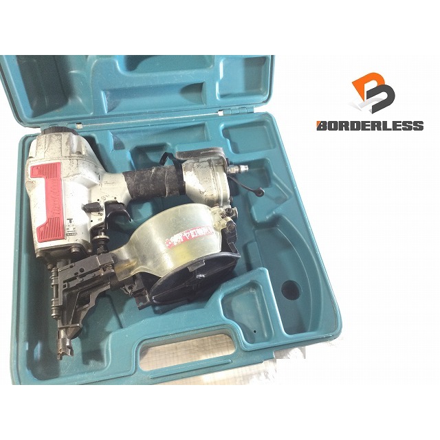 Makita - ☆中古品☆makita マキタ 65mm 常圧 エア釘打機 AN611 エア釘