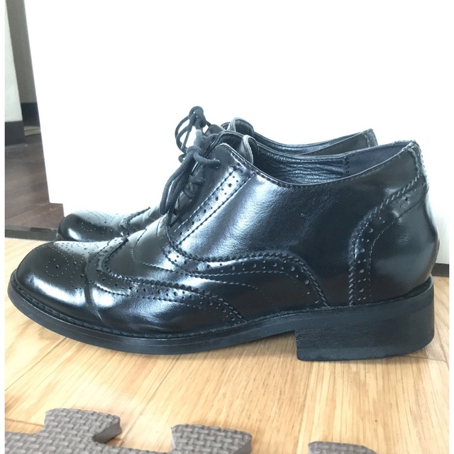メンズ　ビジネスシューズ　シークレットシューズ　黒　23.5cm メンズの靴/シューズ(ドレス/ビジネス)の商品写真