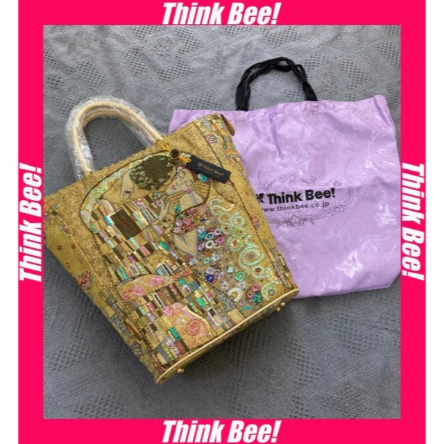 ☆極美品☆ thinkbee! シンクビー ゴールデンクリムト トート バッグ